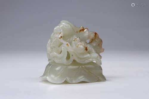 White Jade Incense Burner Lid´s Button