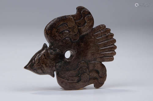 Ancient Jade Flying Bird