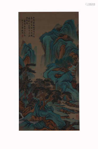 Chou Ying Landscape Painting