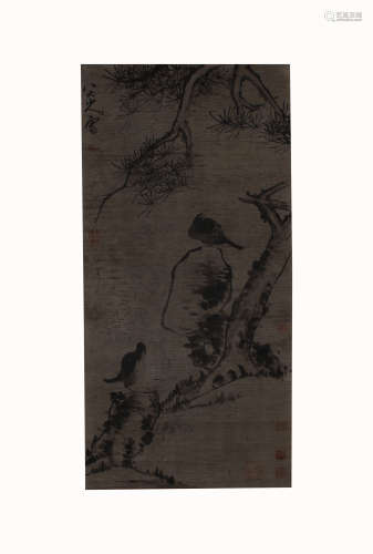 Ba Da Shan Ren, Flower and Bird Painting on Paper