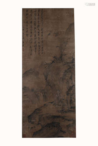 Shang Xi, lv Zu Practice Painting on Silk