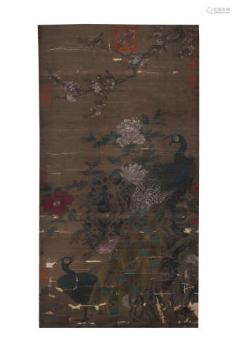 Cui Bai, Flower and Bird Painting