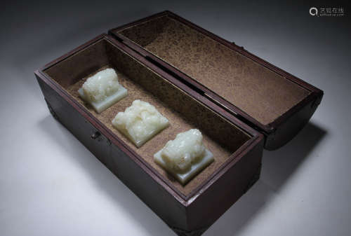 Set of Kien Lung Jade Seal