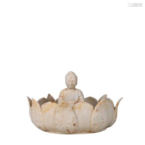 Chinese White Porcelain Buddha Statue Ming Dynasty