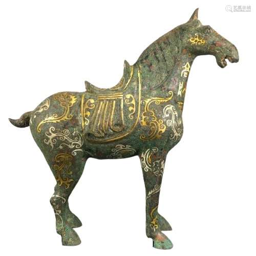 Chinese Bronze Ware Horse Statue Ming Dynasty