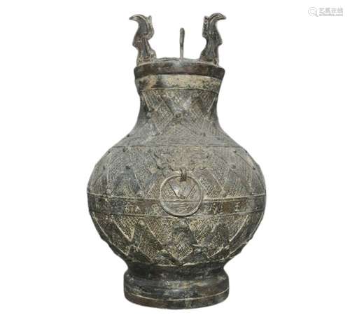 Chinese Bronze Jar Pot Ming Dynasty