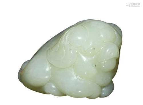 Chinese Natural Hetian Jade Pig Qing Dynasty