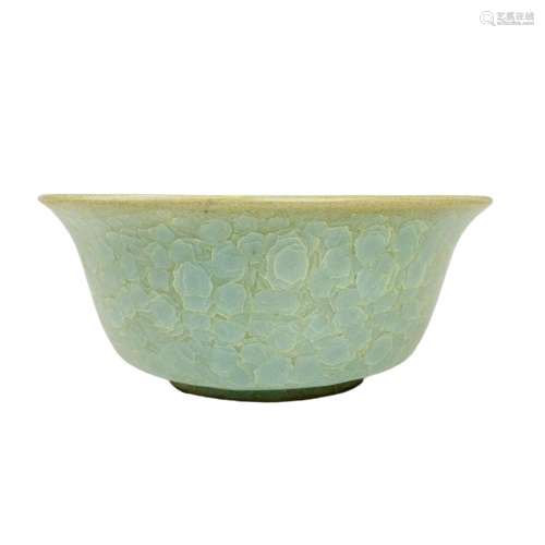 Chinese Sky Blue Porcelain Bowl Yuan Dynasty