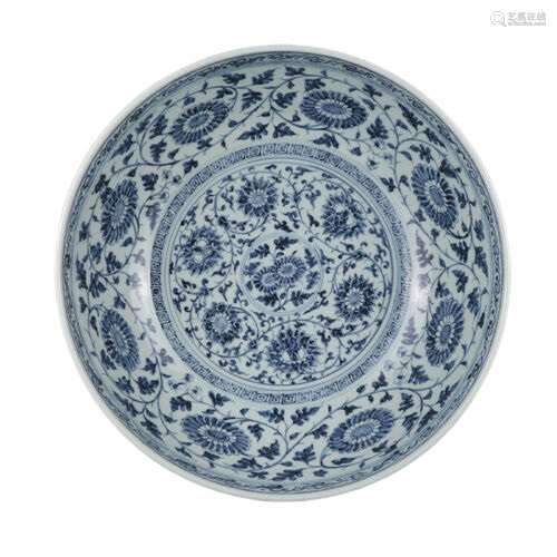 Chinese Blue And White Porcelain Bowl Ming Dynasty