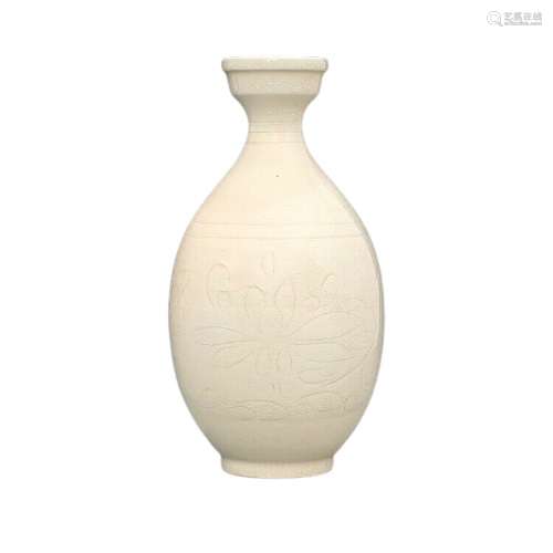 Chinese Ding White Porcelain Vase Song Dynasty