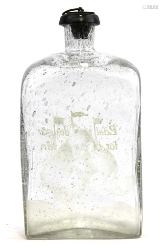 BRANNVINSKARAF GLASS BOTTLE