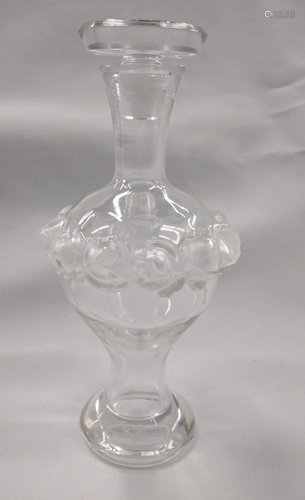 Lalique Crystal Perfume Bottle