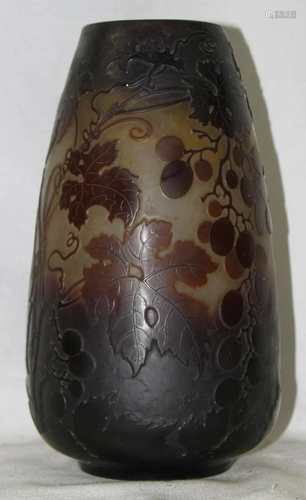 French Art Nouveau Galle Vase