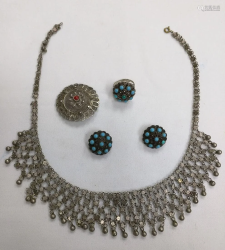 Necklace with Stones and Others