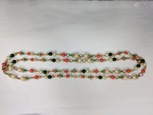 Long Beaded Necklace