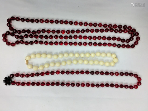 Three Beaded Necklace