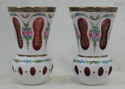 Bohemia Glass Vintage Goblets Cup (Vase)