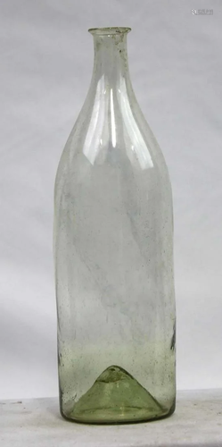 Italian Circa 1750 Glass Liquor Bottle