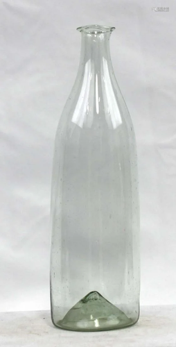 Italian Circa 1750 Glass Liquor Bottle