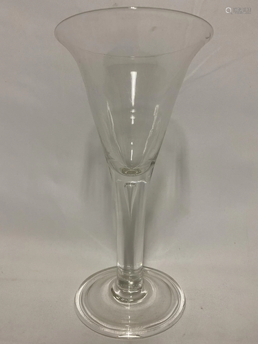 Georgian Kit Kat Wine Glass C.1740