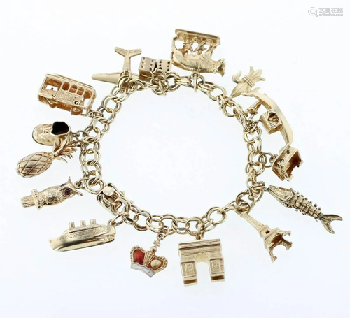 14K Charm Bracelet