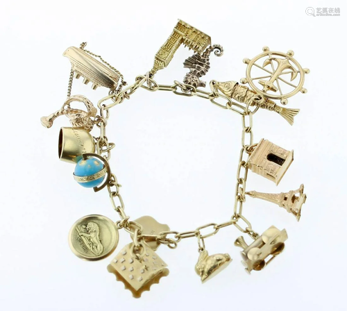 18K Charm Bracelet