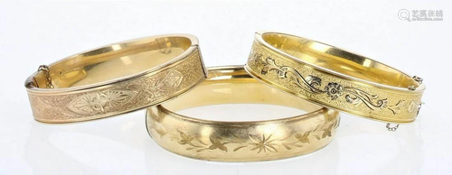 (3) Vintage and Antique Bangles