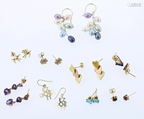 (9) Pc Earring Lot