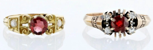 (2) Antique Rings