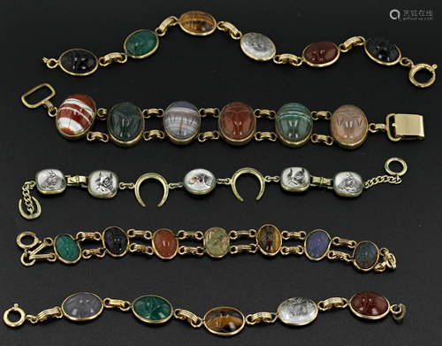 (5) Pc Vintage Bracelet Group