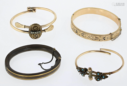 (4) Gold Filled Bracelets