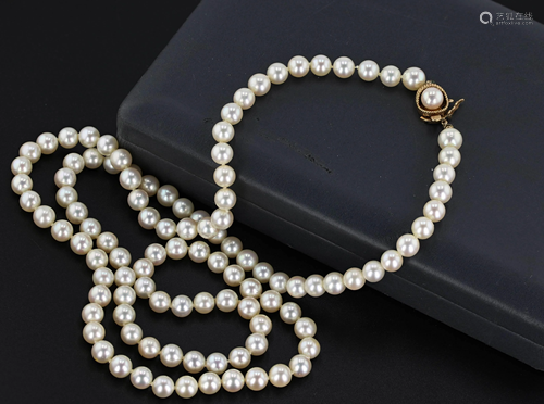 14K Pearl Strand