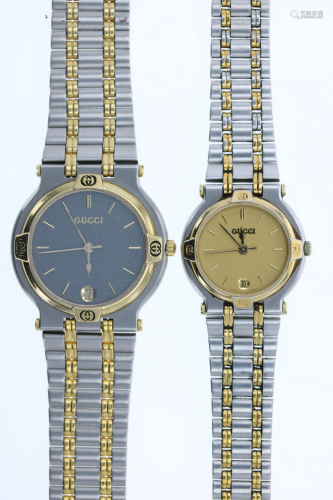 (2) His and Hers GUCCI watches