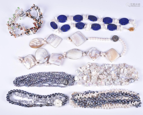 Fashion lot of Pearl Necklaces