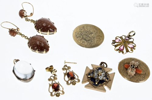 Victorian Pins, Earrings, and Pendants