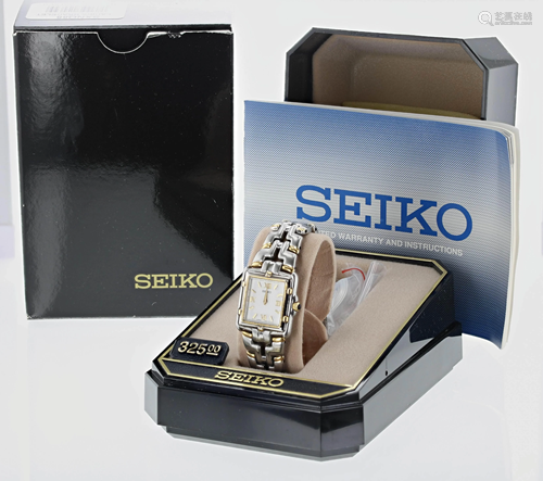 Ladies Seiko Wrist Tank Watch