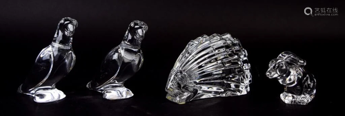 Baccarat & Steuben Crystal Animals