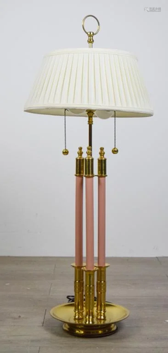 Brass Candlestick Style Lamp