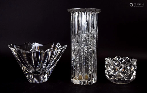 Orrefors & Hadeland Crystal Grouping