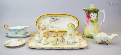 German and Austrian Porcelain Tableware Grouping