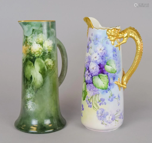 2 Jean Pouyat Limoges Tankards