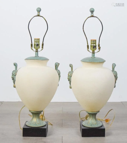 Pair of Ceramic Lamps