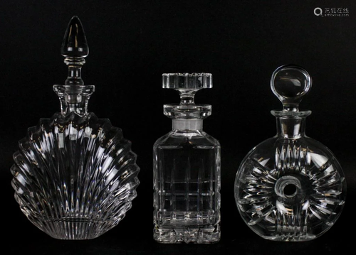 3 Crystal Decanters