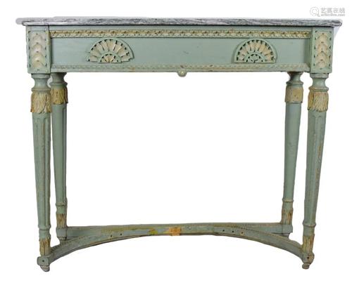 Green Console Table