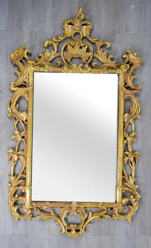 Decorative Arts Inc. Carved Giltwood Mirror