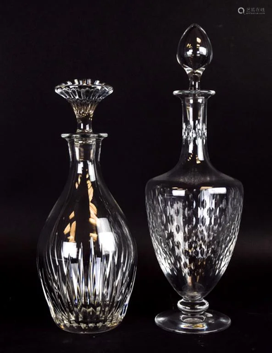 2 Baccarat Crystal Decanters