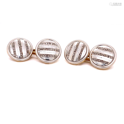 18k Platinum Cufflinks