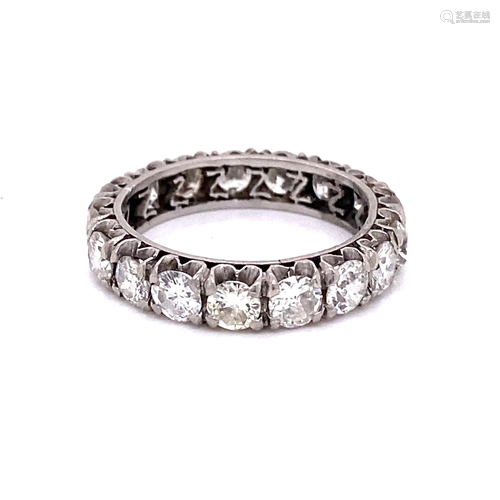 Platinum Diamond Eternity Ring