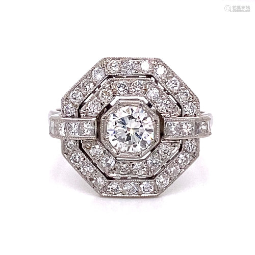 Platinum Diamond Ring