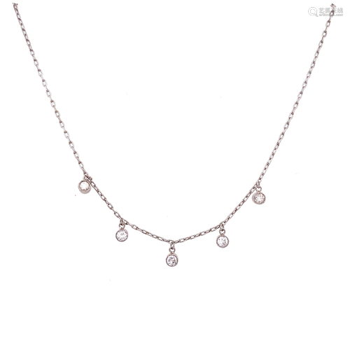 Platinum Diamond Necklace